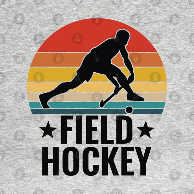 Field Hockey - Field Hockey Retro by Kudostees